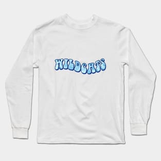 villanova groovy tie dye Long Sleeve T-Shirt